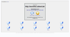 Desktop Screenshot of morefun.sdinet.de