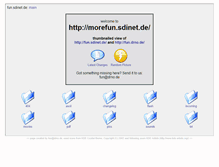 Tablet Screenshot of morefun.sdinet.de